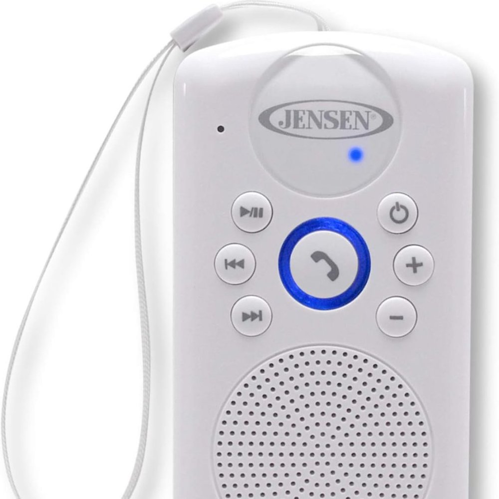 Jensen SMPS-640 Water-Resistant Bluetooth Speaker with Hanging Strap